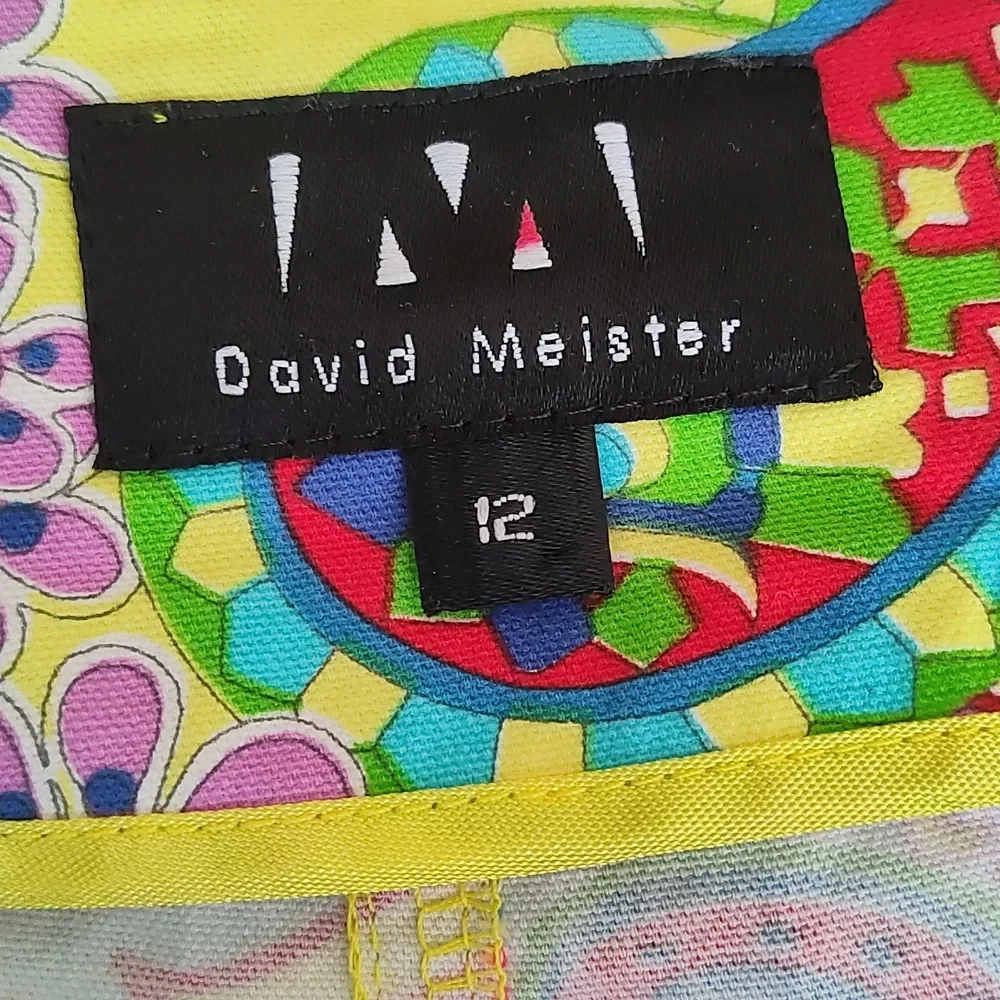 David Meister Multi Color Skirt Size 12 - Picture 9 of 9